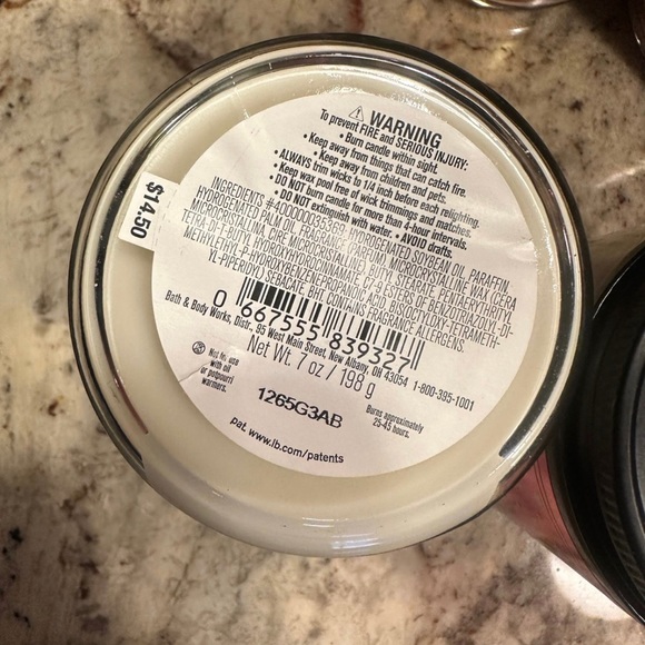 (ONE) Bath and Body Works candle- 1x WATERMELON LEMONADE 7oz SCENTED CANDLE NEW! - Picture 3 of 3
